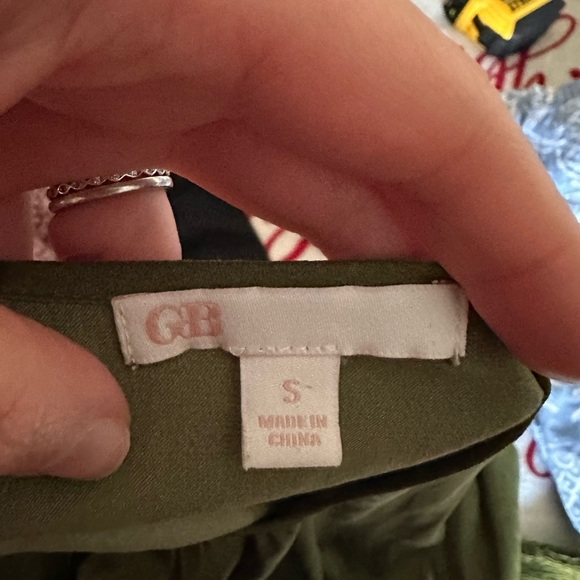 Olive Green Long Sleeve Dress - Picture 4 of 4